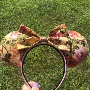 Handmade Floral Minnie Mouse Ears
